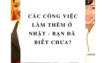 TOP các công việc làm thêm cho du học sinh Việt tại Nhật Bản